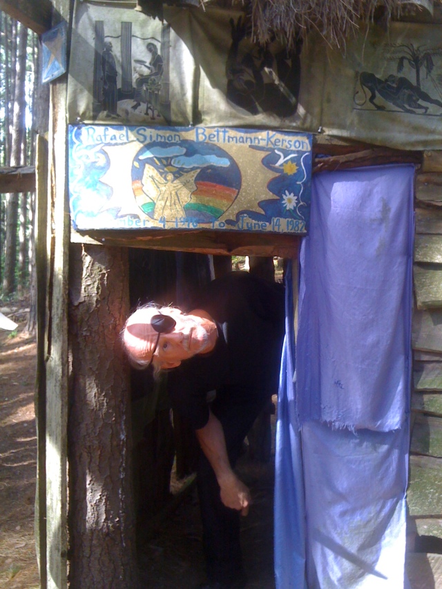 'Pirate' John playing in this colorful elf house
