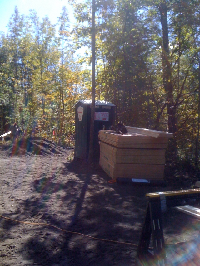 The most important item on a job site - the portable toilet!